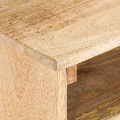 TV Cabinet Brown Solid Mango Wood Medium TV Cabinet Rectangular