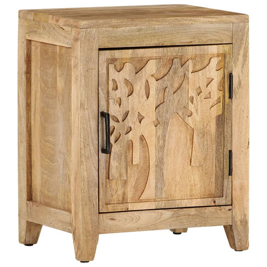 Bedside Cabinet Natural wood Solid mango wood Medium