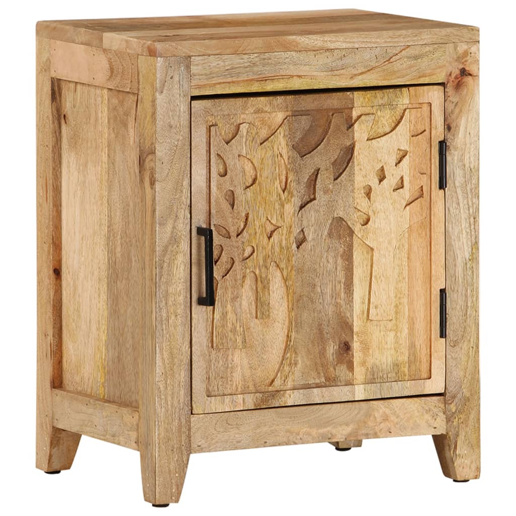 Bedside Cabinet Natural wood Solid mango wood Medium