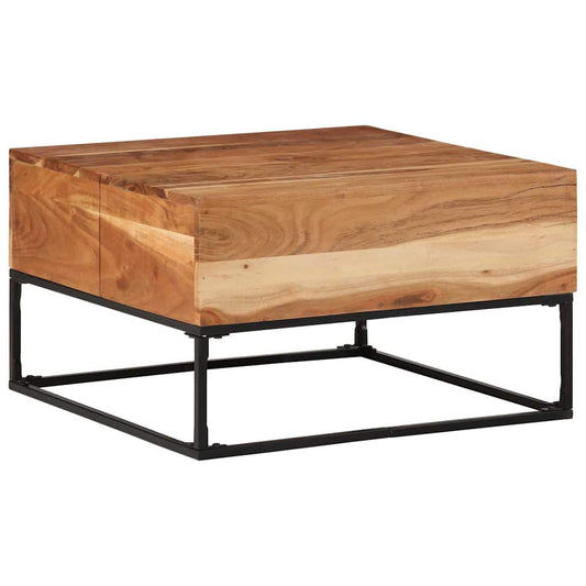 Coffee Table Brown Solid Acacia wood Medium Durable