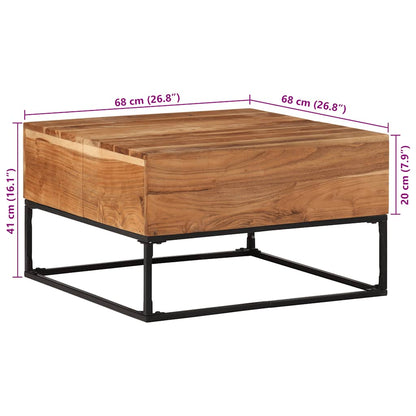 Coffee Table Brown Solid Acacia wood Medium Durable