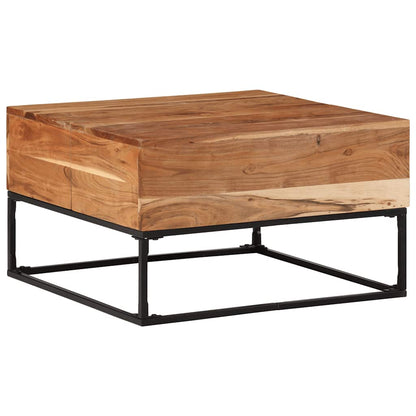 Coffee Table Brown Solid Acacia wood Medium Durable