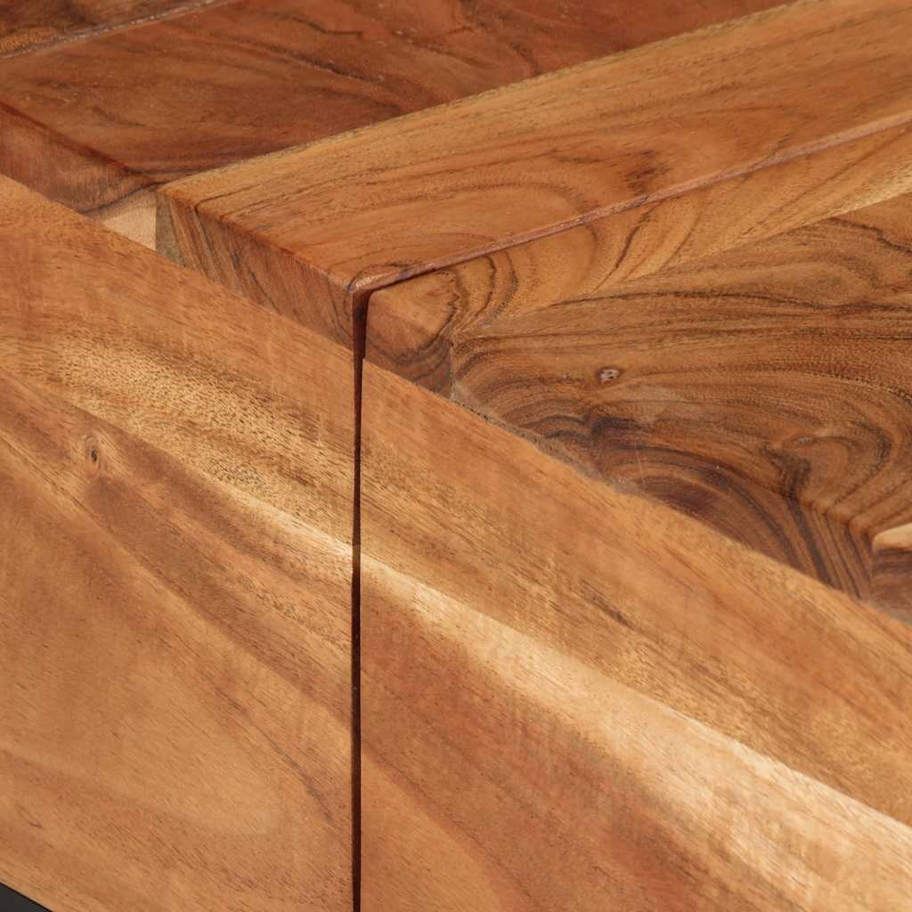 Coffee Table Brown Solid Acacia wood Medium Durable