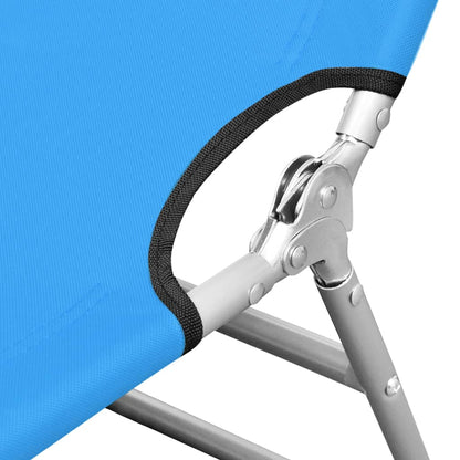 Sun Lounger Turquoise Blue