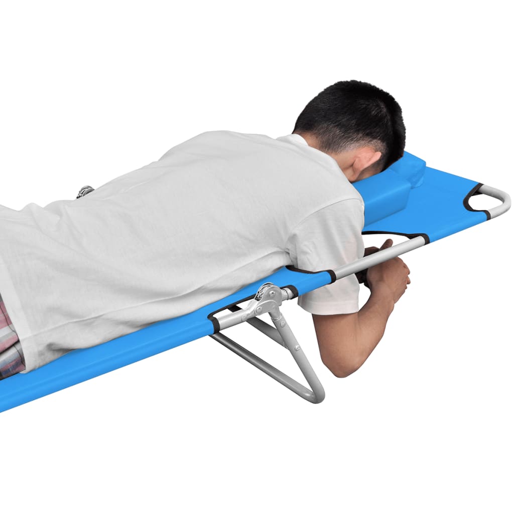 Sun Lounger Turquoise Blue
