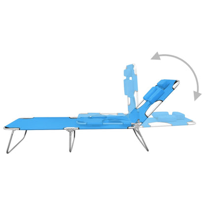 Sun Lounger Turquoise Blue