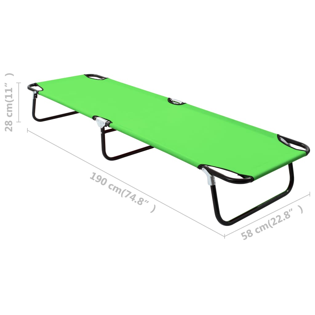 Sun Lounger Green