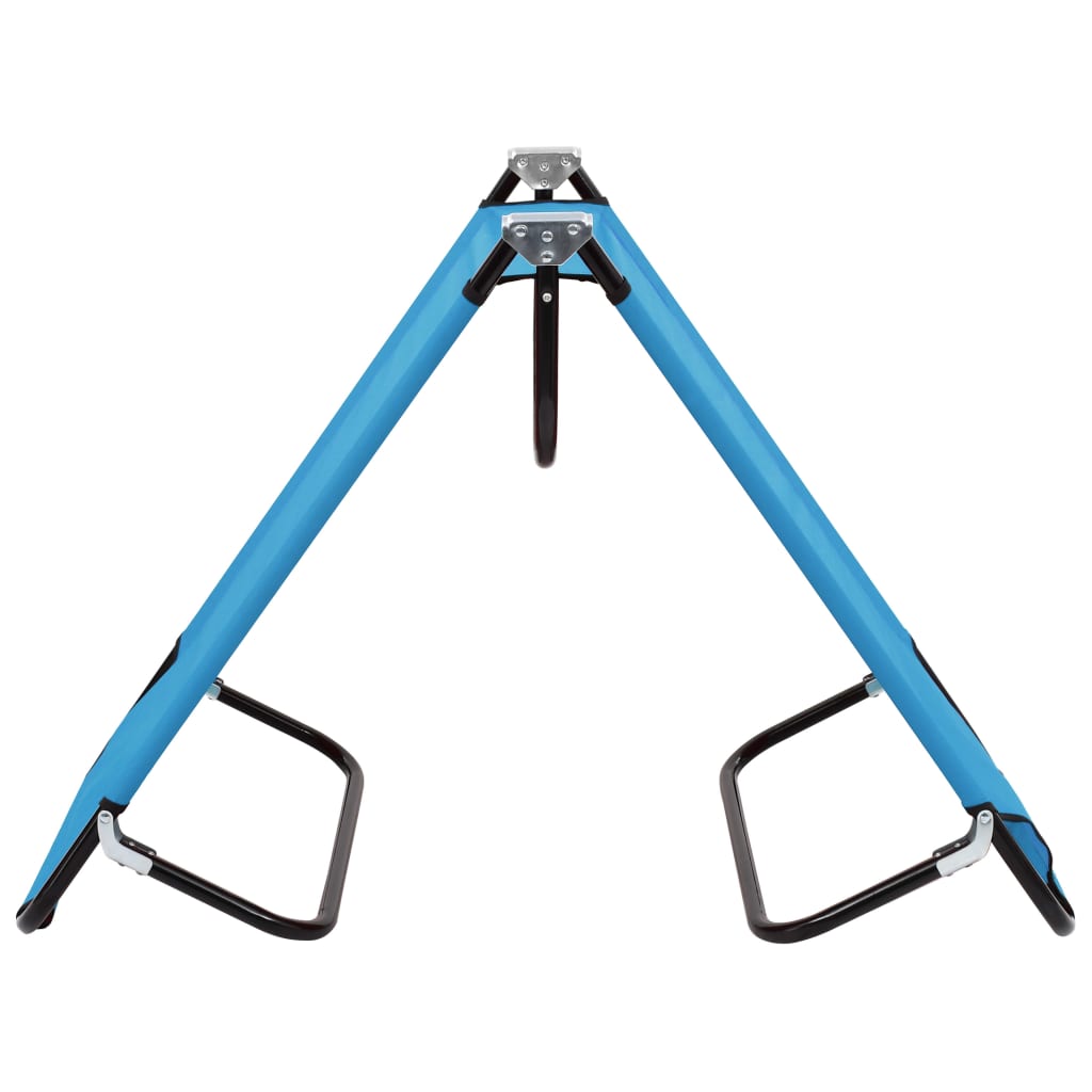 Sun Lounger Turquoise Blue Powder-Coated Steel Standard