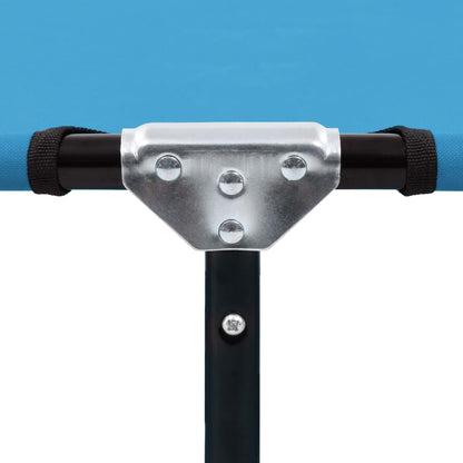 Sun Lounger Turquoise Blue Powder-Coated Steel Standard