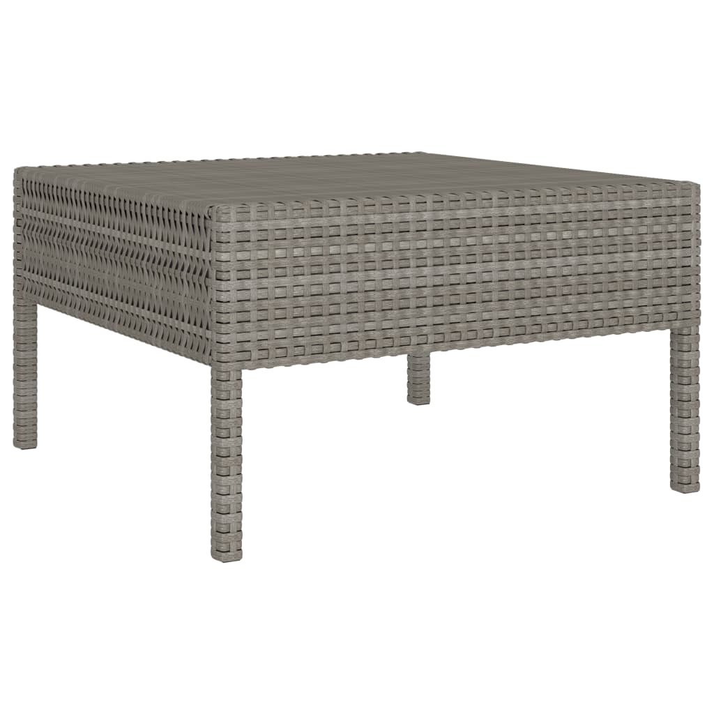 Garden Furniture Set Gray