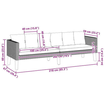 Garden Sofa Beige
