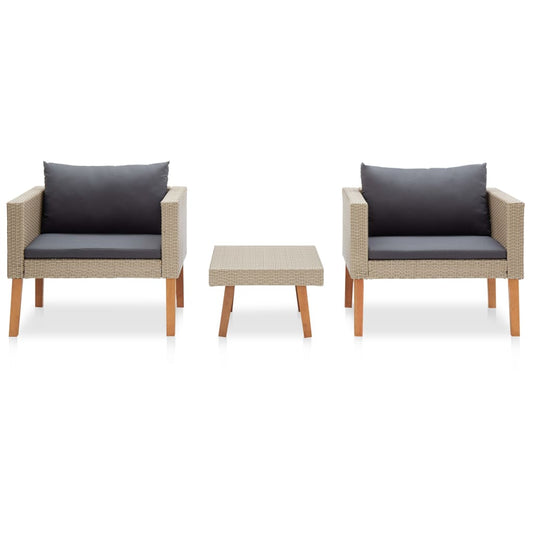 Garden Furniture Set Beige, Anthracite