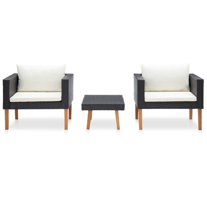 Garden Furniture Set Black