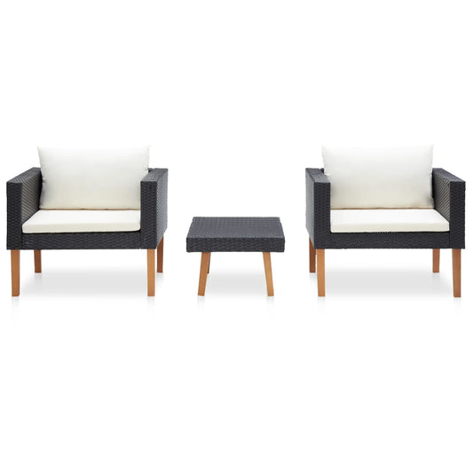 Garden Furniture Set Black