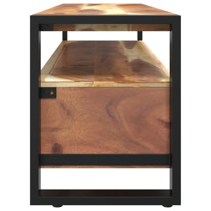 TV Cabinet Honey Finish Solid Acacia Wood Medium TV Cabinet