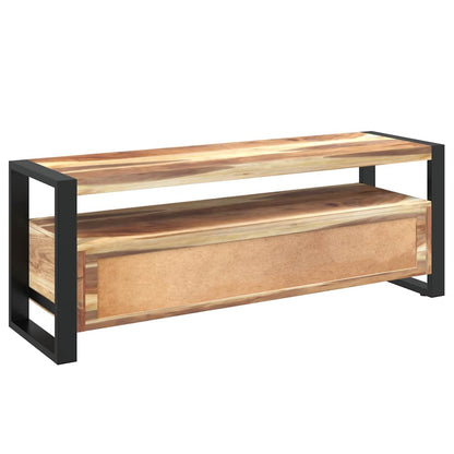 TV Cabinet Honey Finish Solid Acacia Wood Medium TV Cabinet
