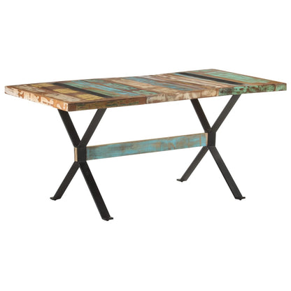 Dining Table Multicolor Solid reclaimed wood Medium Durable
