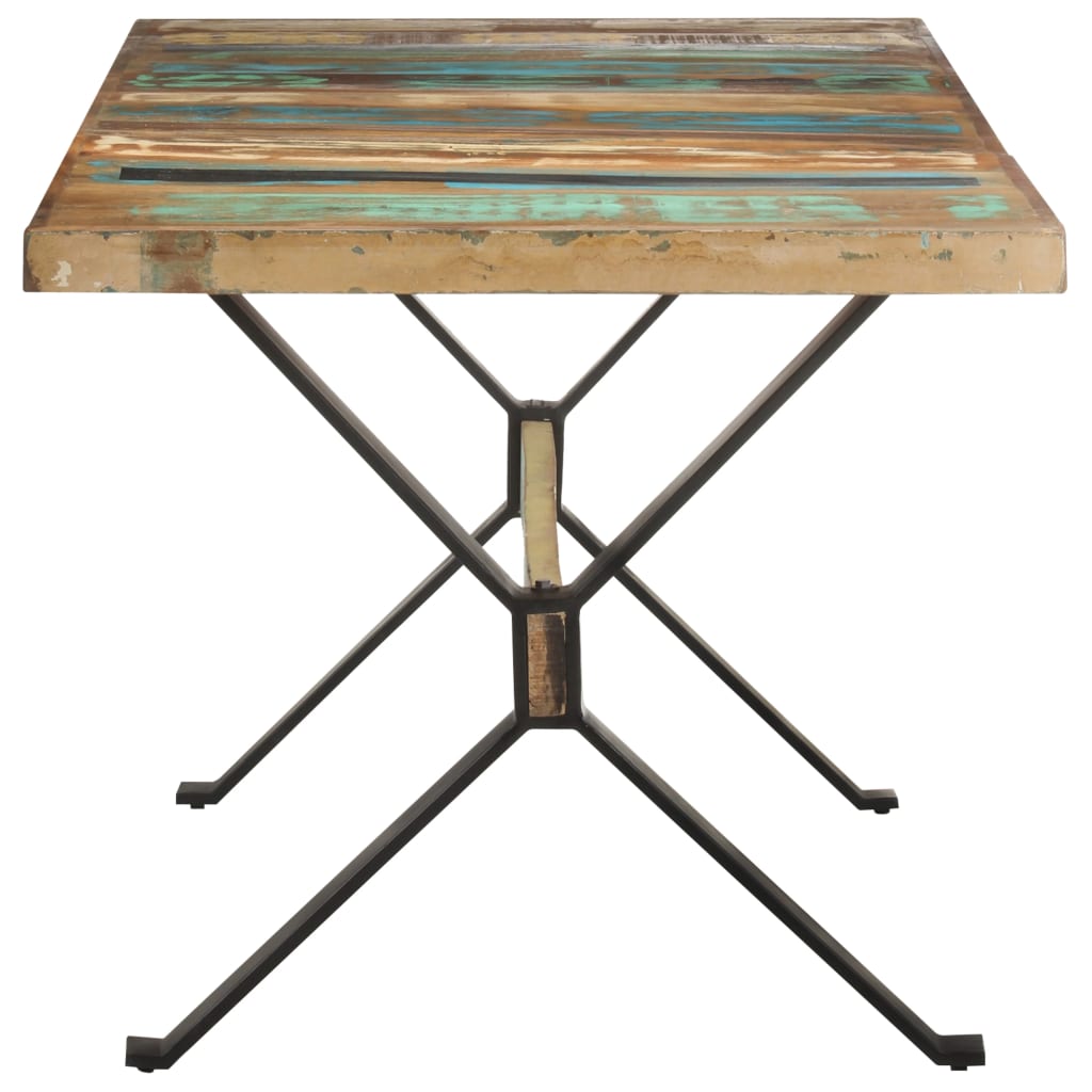 Dining Table Multicolor Solid reclaimed wood Medium Durable