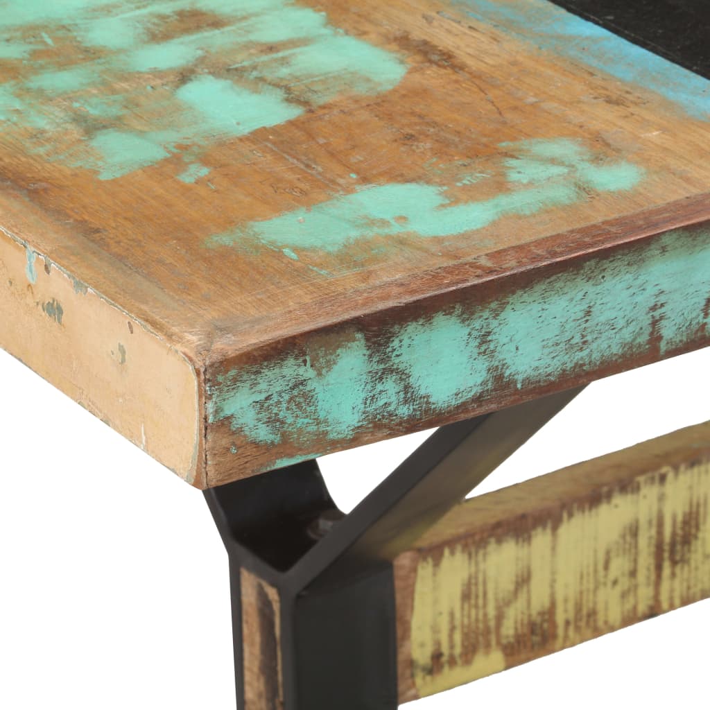 Dining Table Multicolor Solid reclaimed wood Medium Durable