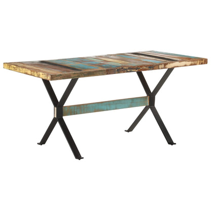 Dining Table Multicolor Solid reclaimed wood Medium Durable