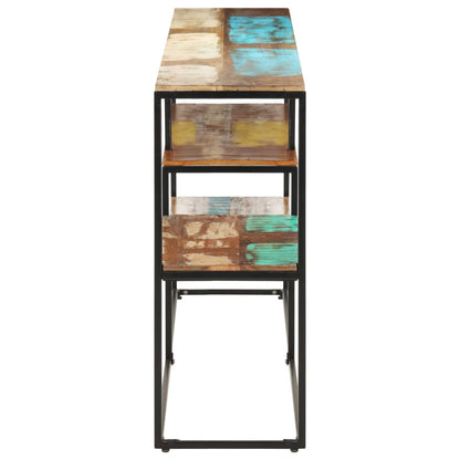 Sideboard Mixed-color Solid reclaimed wood, powder-coated steel