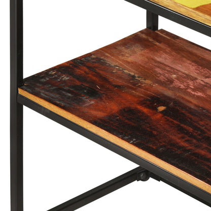 Sideboard Mixed-color Solid reclaimed wood, powder-coated steel