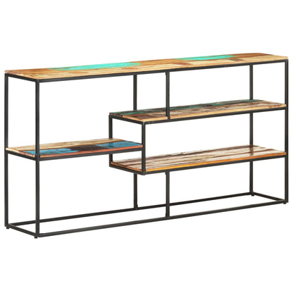 Sideboard Mixed-color Solid reclaimed wood, powder-coated steel