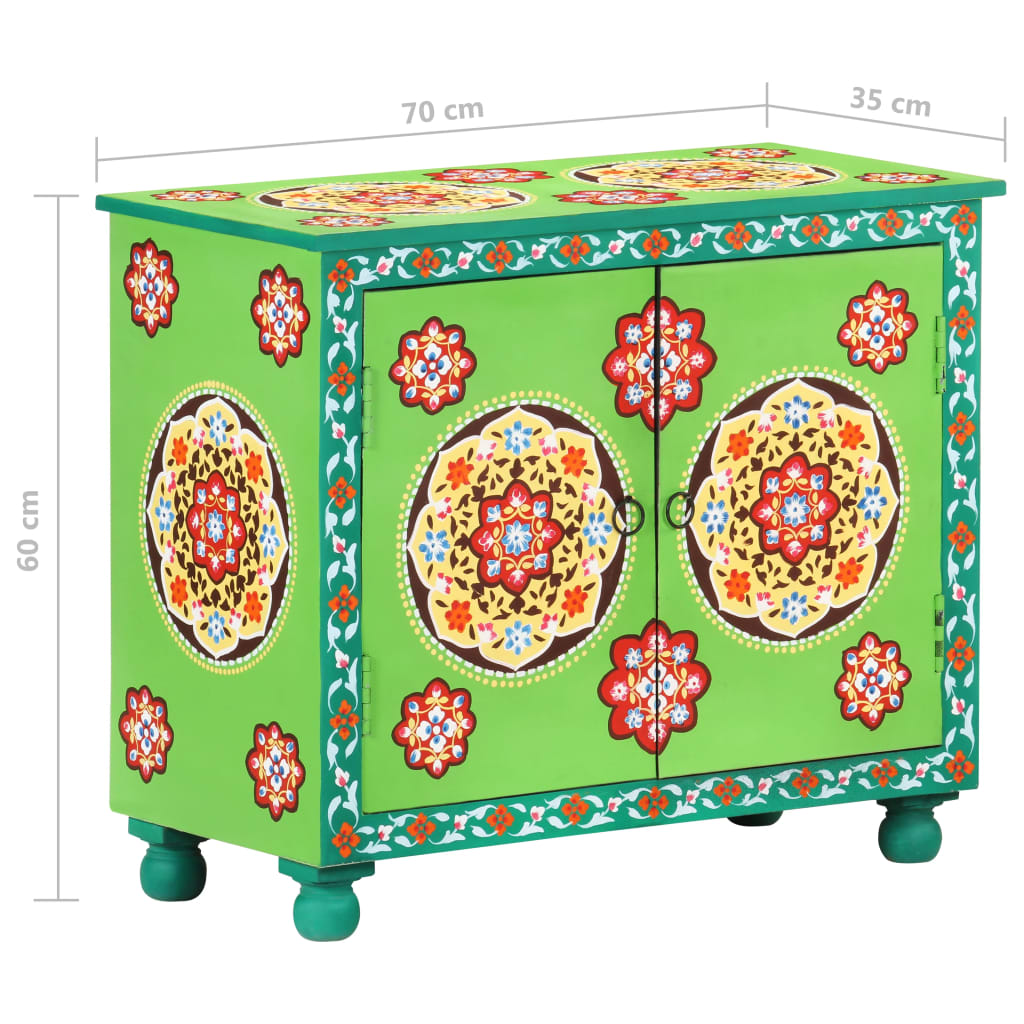Sideboard Multicolour Solid mango wood Medium Decorative Inlays