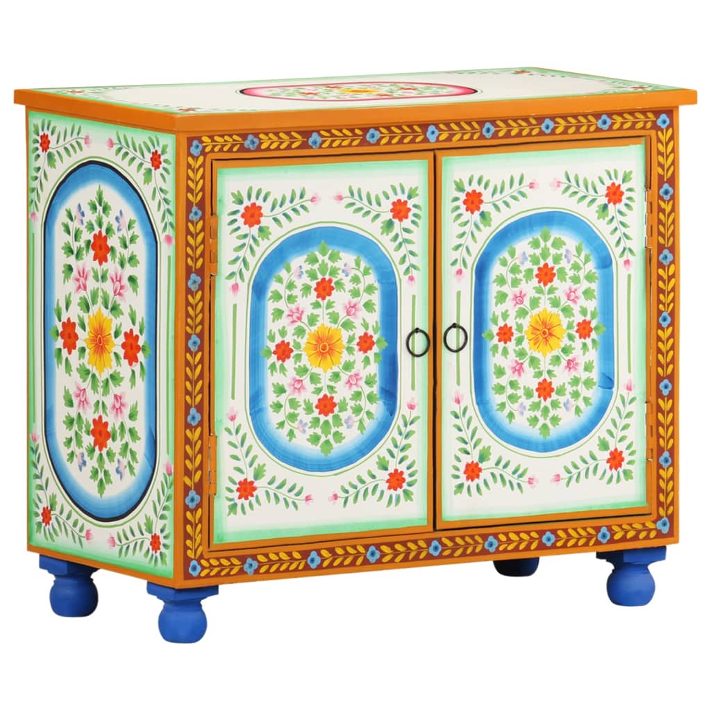 Sideboard Multicolored Solid mango wood, MDF Medium Sideboard