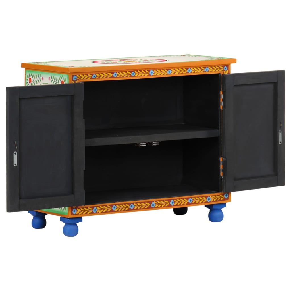 Sideboard Multicolored Solid mango wood, MDF Medium Sideboard