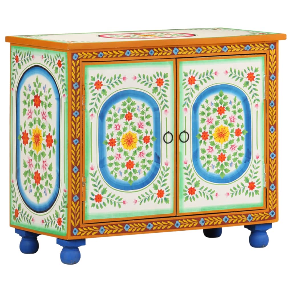 Sideboard Multicolored Solid mango wood, MDF Medium Sideboard