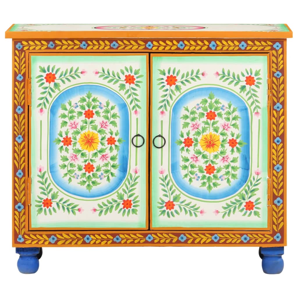 Sideboard Multicolored Solid mango wood, MDF Medium Sideboard
