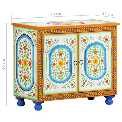 Sideboard Multicolored Solid mango wood, MDF Medium Sideboard