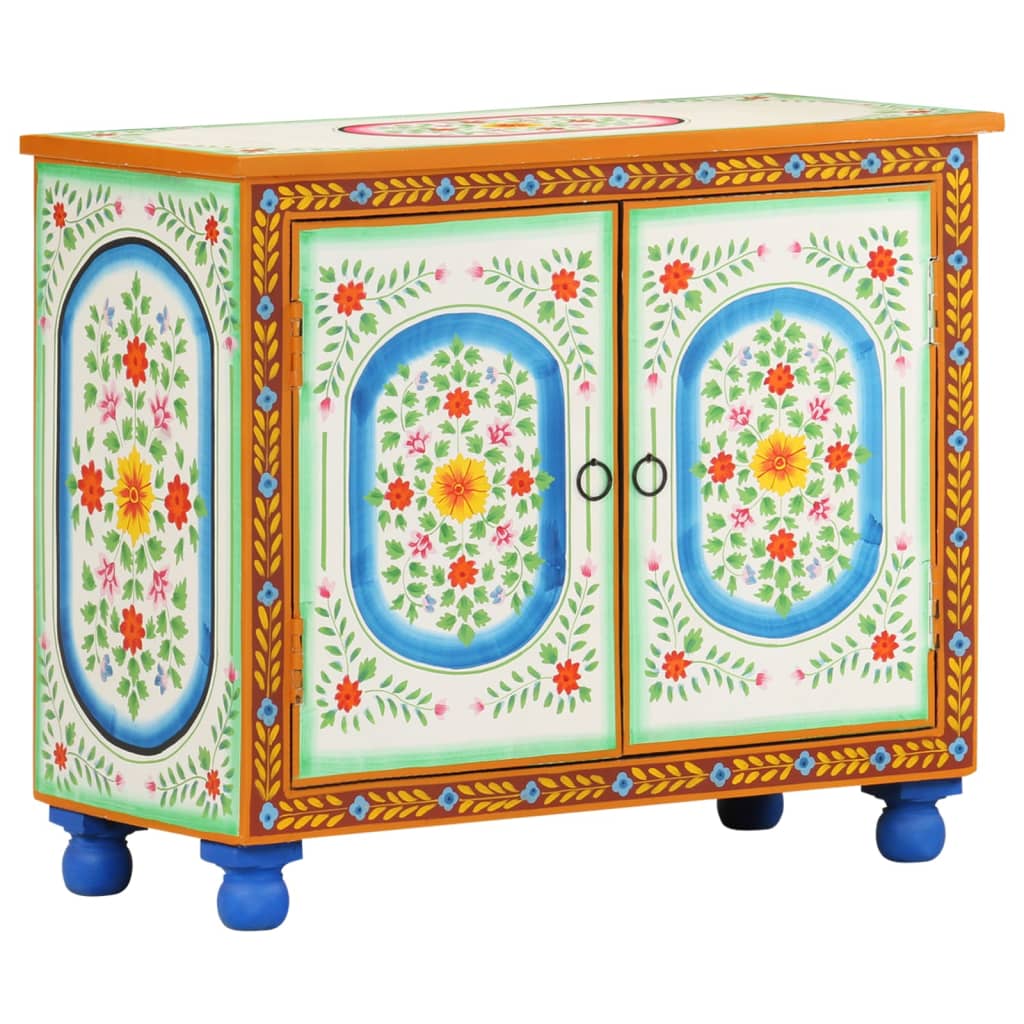 Sideboard Multicolored Solid mango wood, MDF Medium Sideboard