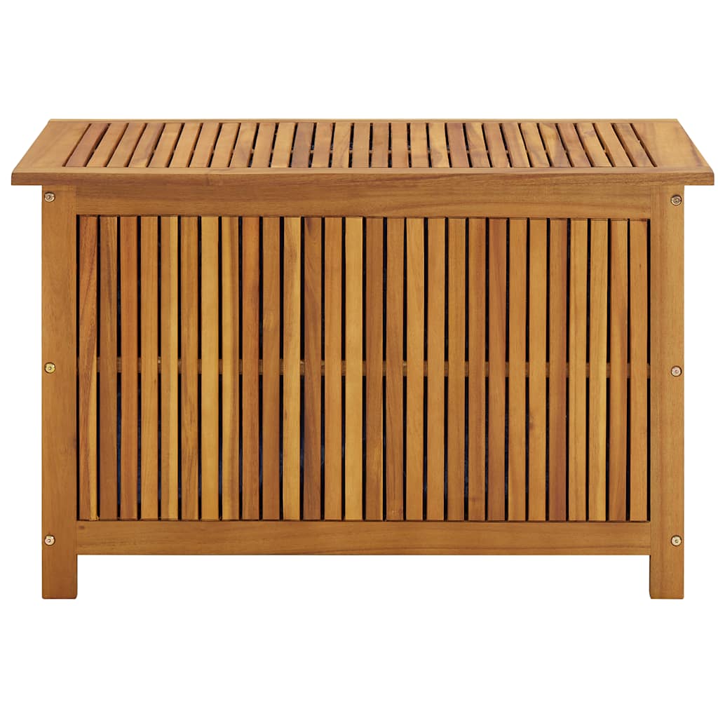 Storage Box Natural Brown Solid Acacia Wood Medium Storage Box
