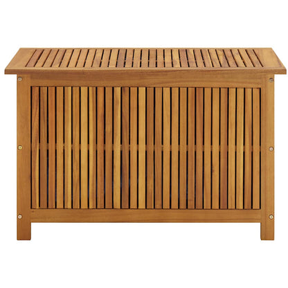 Storage Box Natural Brown Solid Acacia Wood Medium Storage Box