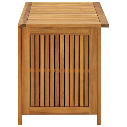 Storage Box Natural Brown Solid Acacia Wood Medium Storage Box