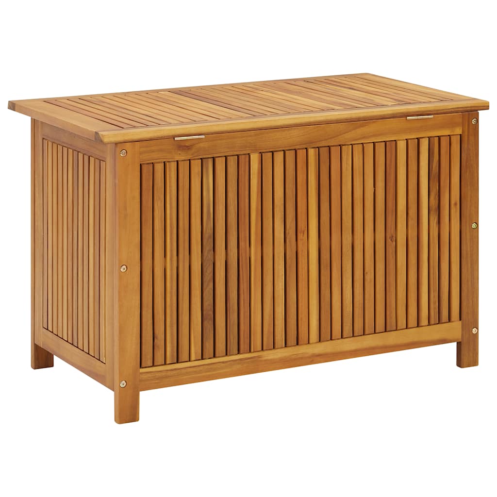 Storage Box Natural Brown Solid Acacia Wood Medium Storage Box