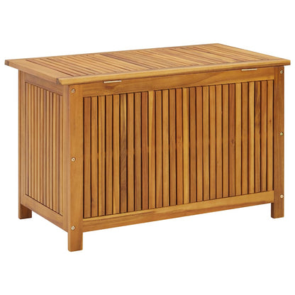Storage Box Natural Brown Solid Acacia Wood Medium Storage Box