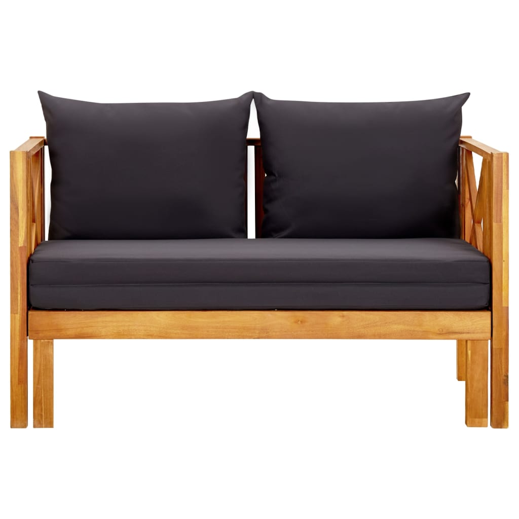Bench Natural wood Solid acacia wood Medium Extendable