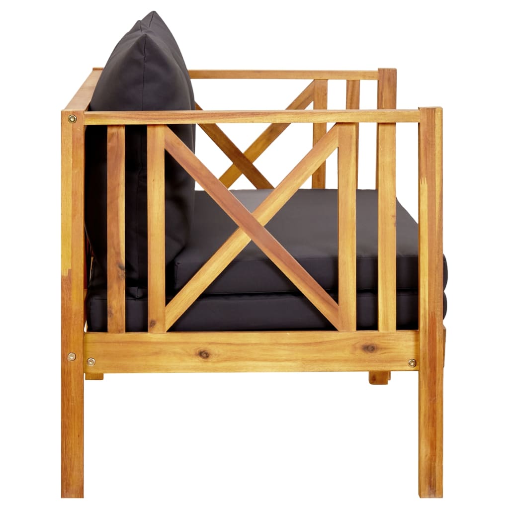 Bench Natural wood Solid acacia wood Medium Extendable