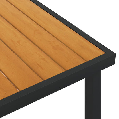 Garden Table Brown Aluminum with coating