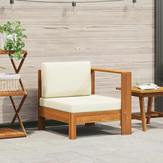 Wooden Sofa Cream White Solid Acacia Wood Standard Durable