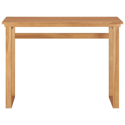 Desk Teak Brown Solid teak wood Medium Desk Rectangular