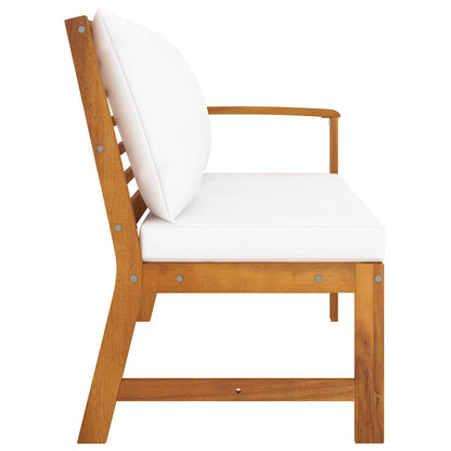 Garden Bench Natural wood, Cream