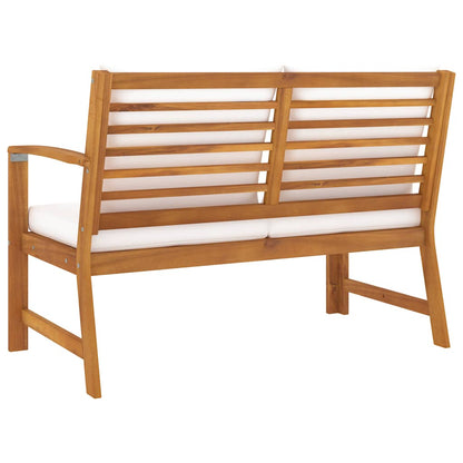 Garden Bench Natural wood, Cream