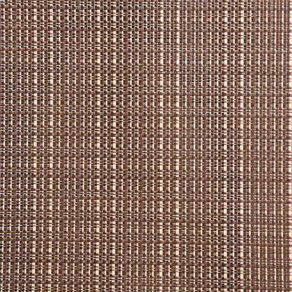 Garden Chair Set of 2 Brown Textilene, Powder-Coated Steel