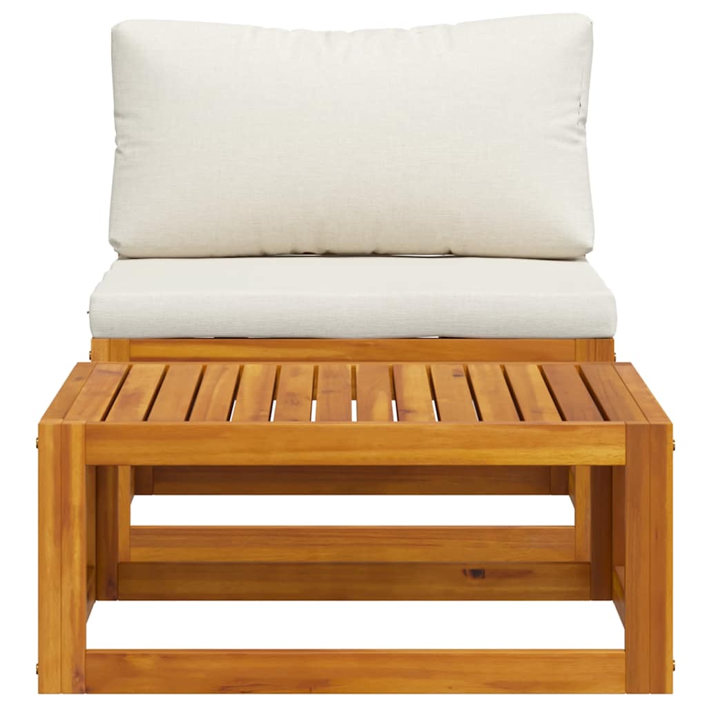 Wooden Sofa Set Cream white