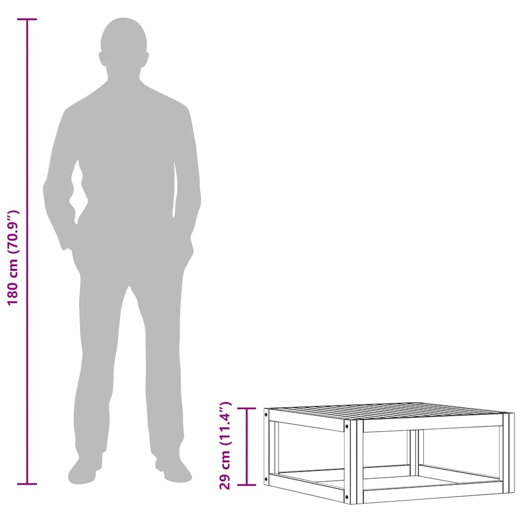 Coffee Table Natural Wood Solid acacia wood Medium Durable