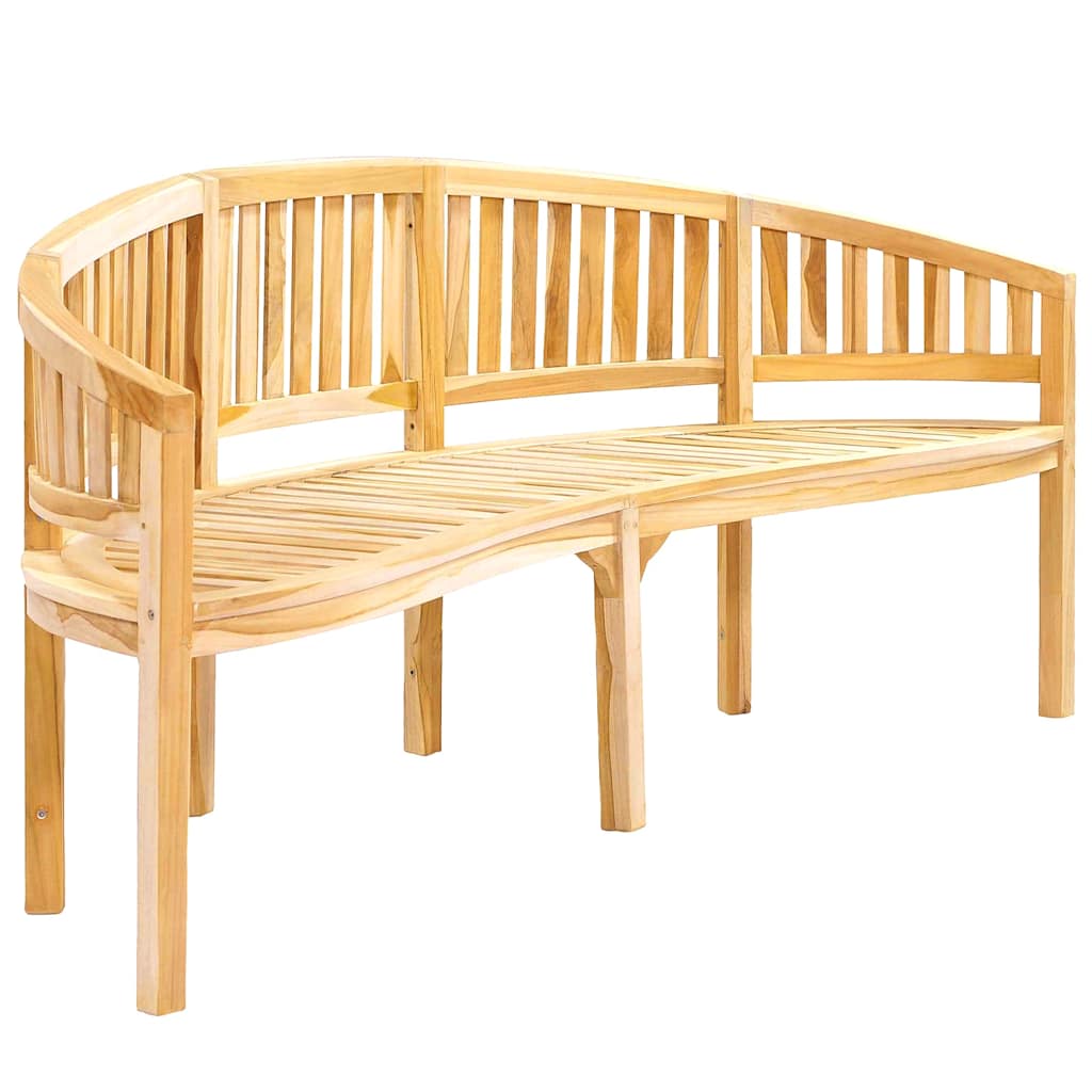 Garden Bench Natural Teak Solid Teak Wood Large Durable